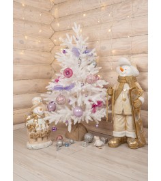 Ель искусственная Авелина белая 90см