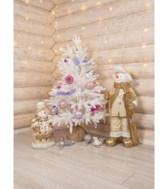 Ель искусственная Авелина белая 90см