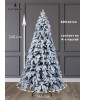 Ель искусственная Ариадна заснеженная 240 см| NTC