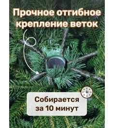 Ель искусственная Грация Премиум 60см 3D