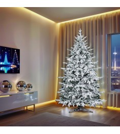 Ель искусственная Фортуна заснеженная 210 см