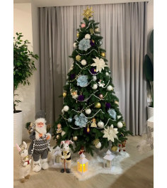 Искусственная новогодняя елка Царь Елка Афродита, литая, 210 см...