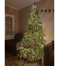 Искусственная новогодняя елка Царь Елка Афродита, литая, 210 см...