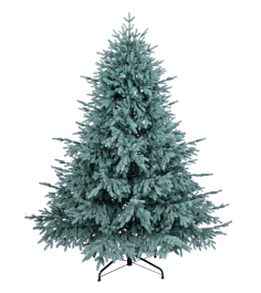 Ель Искусственная Царь елка Раскидистая Премиум голубая 210 см...